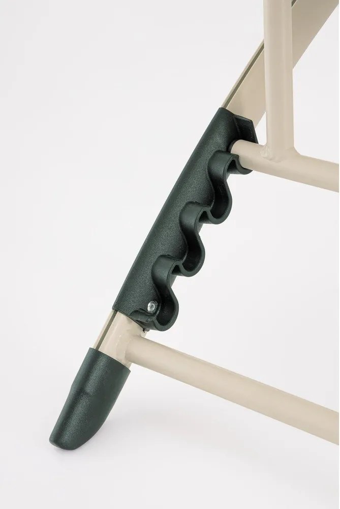 Beżowy metalowy leżak ogrodowy Taylor – Bizzotto