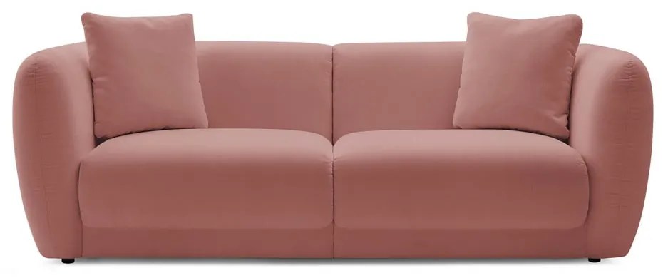 Różowa sofa 230 cm Bourbon – Bobochic Paris