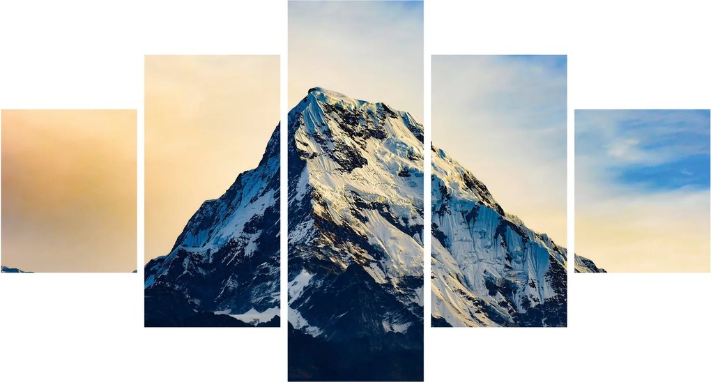 Obraz ośnieżonych gór, Nepal (125x70 cm)