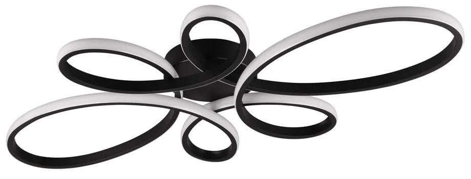 Czarna lampa sufitowa LED 45.5x83 cm Fly – Trio