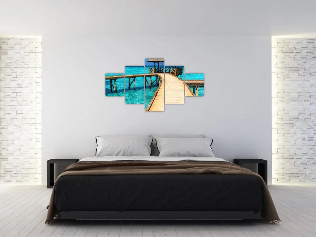 Obraz - Molo (125x70 cm)