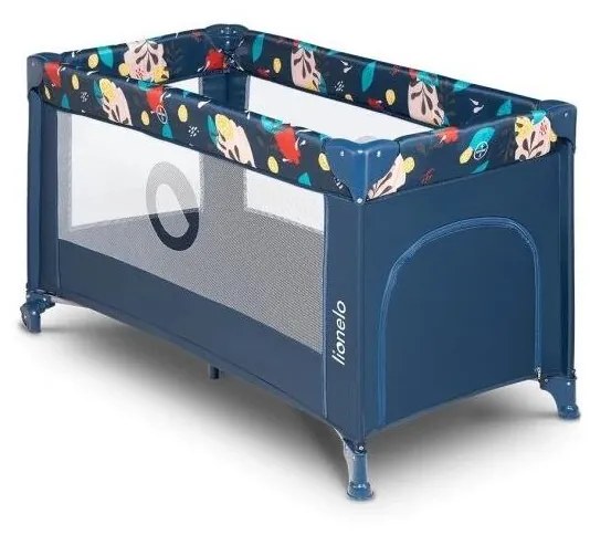 Lionelo - Łóżeczko turystyczne STEFI ciemnoniebieski