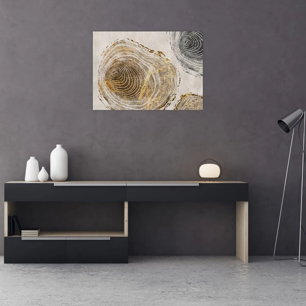 Obraz - Abstrakcja pnia (70x50 cm)
