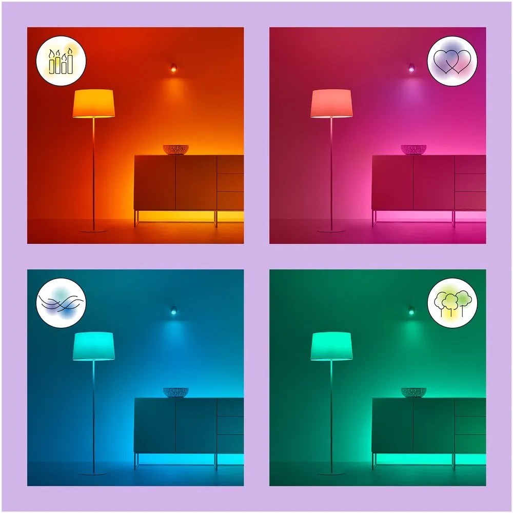 Inteligentne żarówki LED z gwintem E27 zestaw 2 szt., 9 W – WiZ
