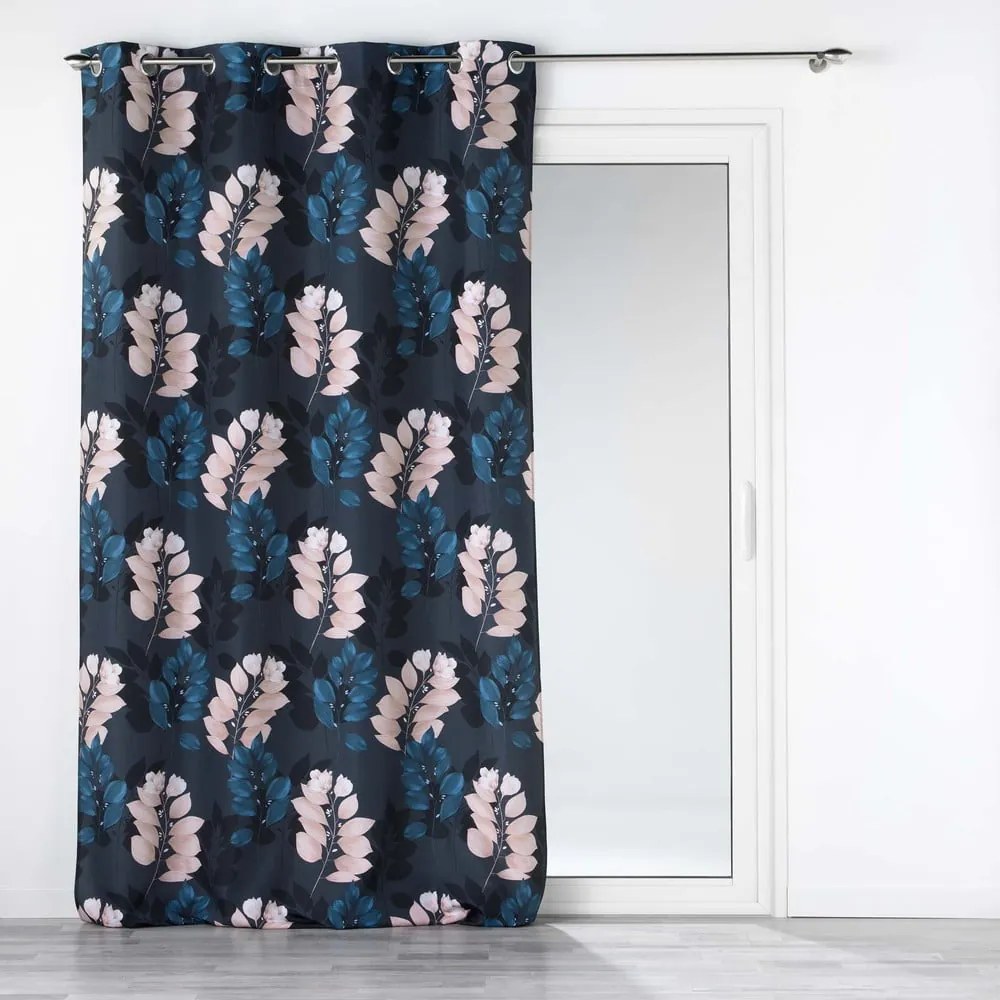 Ciemnoniebieska zasłona 140x260 cm Belline – douceur d'intérieur