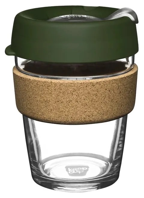 Zielony kubek podróżny 340 ml Brew Cork Pine M – KeepCup