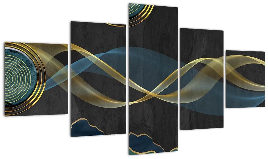 Obraz - Abstrakcja (125x70 cm)