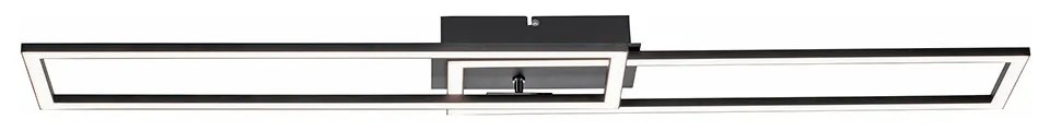 Plafon / Lampy sufitowe czarny 101 cm z wbudowanym LED 3-stopniowy ściemniacz - Georgi Nowoczesny Oswietlenie wewnetrzne
