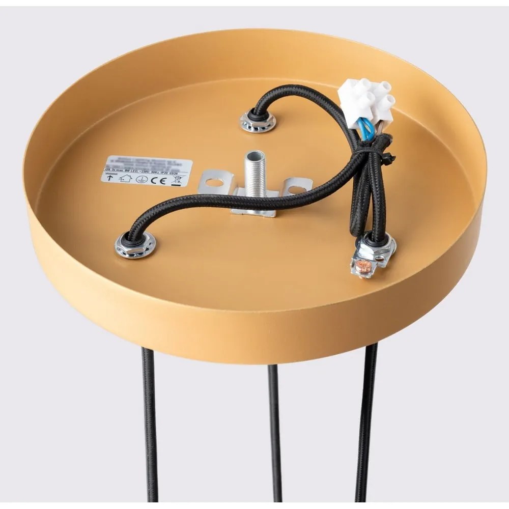 Lampa wisząca w kolorze złota ø 19,5 cm Gleam – Sollux