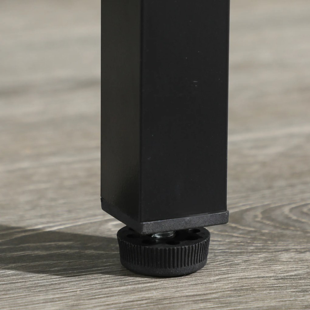 SPORTNOW Zestaw do Tenisa Stołowego dla Dzieci, Składany, z Zamkiem i Uchwytem, Rama Aluminiowa, 152x76x72 cm, Czarny