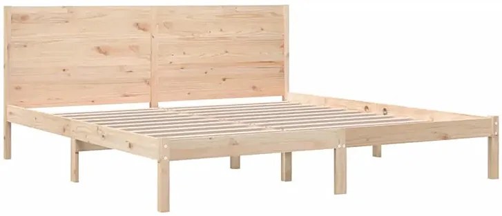 Małżeńskie łóżko z naturalnej litej sosny 200x200 - Sangriv 6X