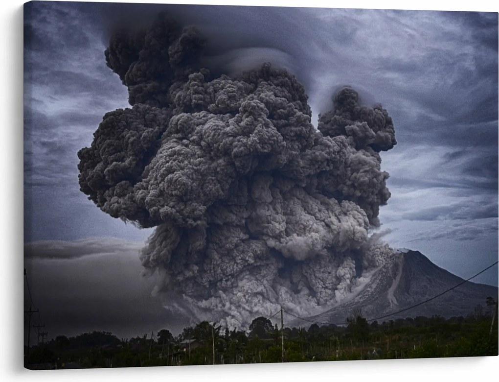 Obraz - Erupcja wulkanu (70x50 cm)