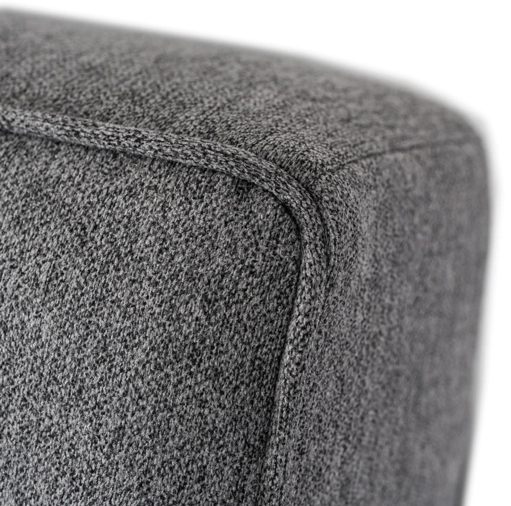Sofa z Funkcją Spania MALTA Wersalka Rozkładana Dwuosobowa Szara Nowoczesna do Salonu
