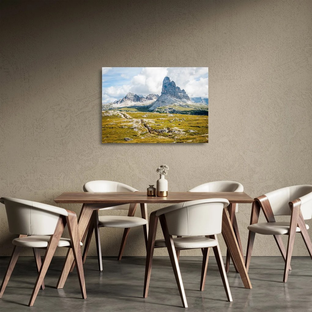 Obraz na szkle - Włoskie Dolomity (70x50 cm)
