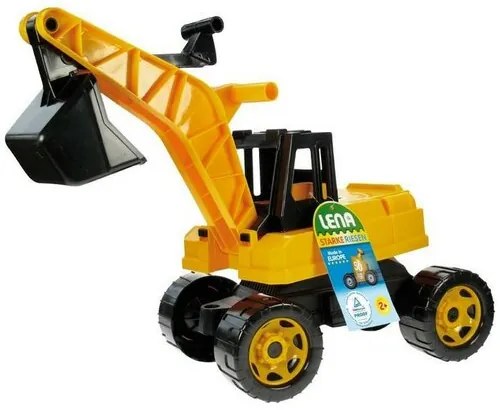Lena Giga Trucks Koparka żółto-czarny, 70 cm
