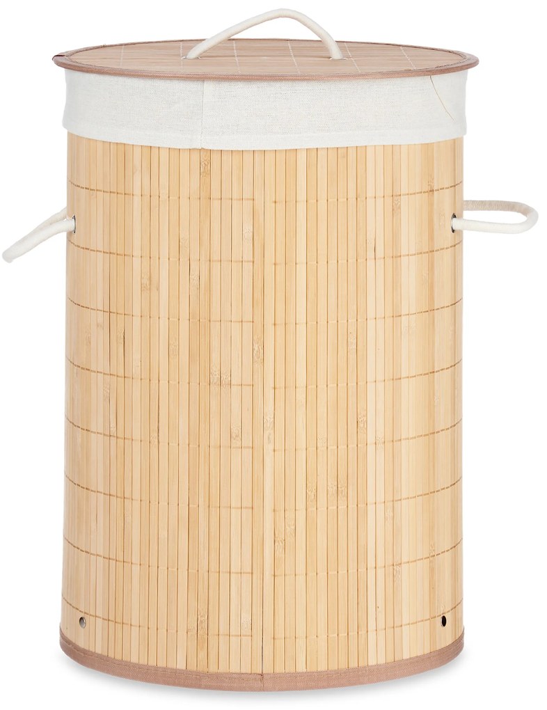 Bambusowy kosz na bieliznę COMFY PLACE, 48 l