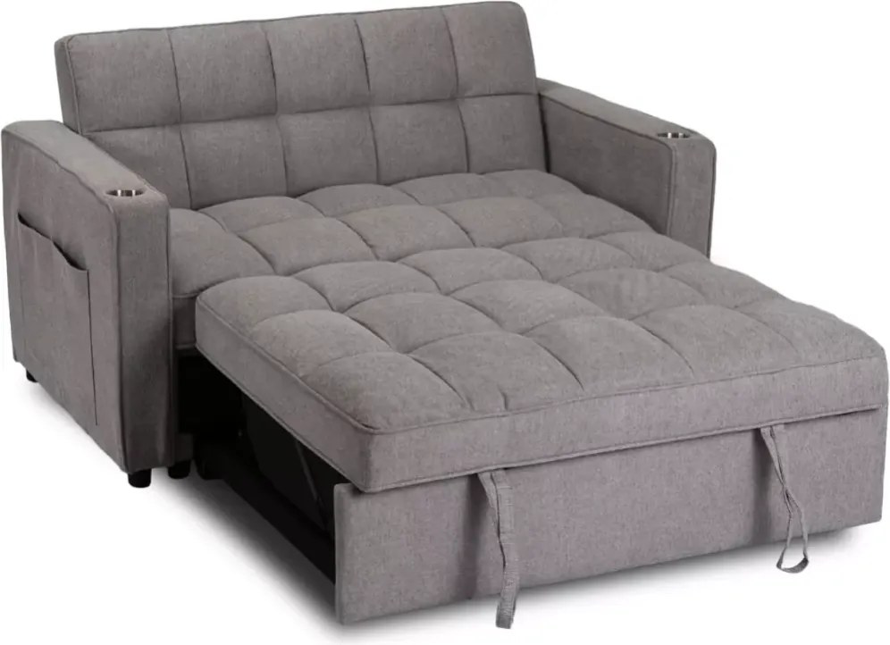Elegancki fotel Smooth 3w1 – rozkładany fotel z funkcją łóżka i leżanki, z uchwytami