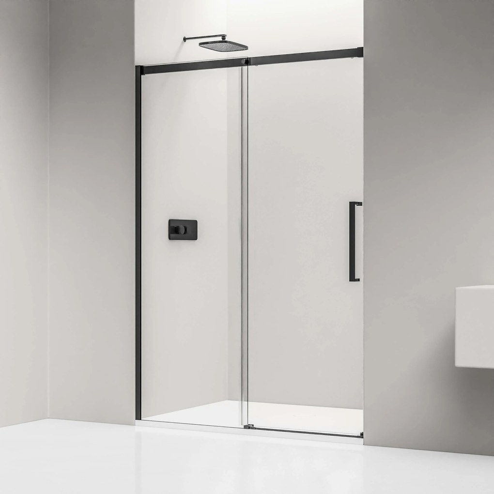 Drzwi prysznicowe przesuwne ze ścianką Soft-Close DX906 FLEX