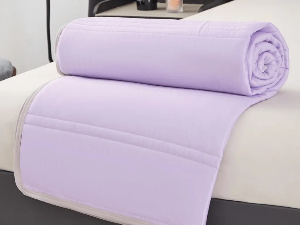 Chłodząca letnia kołdra CELIA, fioletowa Rozmiar: 200 x 220 cm