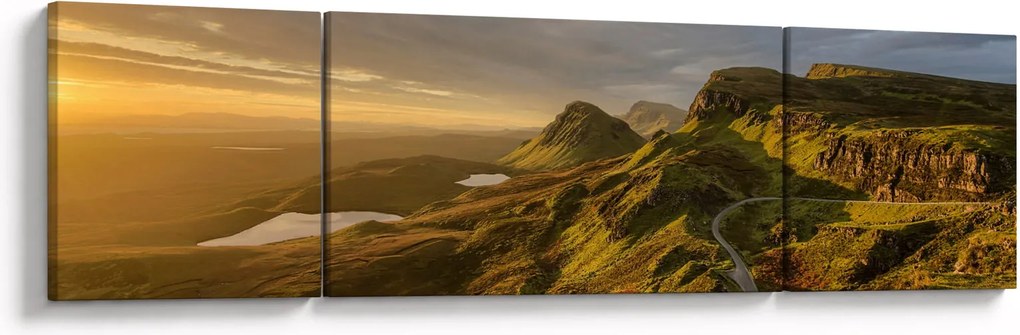 Obraz pasma górskiego (170x50 cm)
