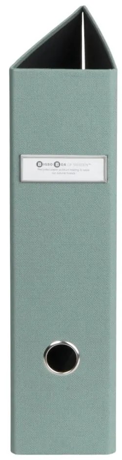 Zielony kartonowy organizer na dokumenty Archie Canvas Paper Laminate – Bigso