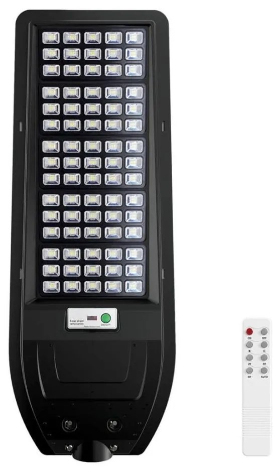 LED lampa solarna VIA 200W/20000 mAh 3,2V 6000K IP54 + DO