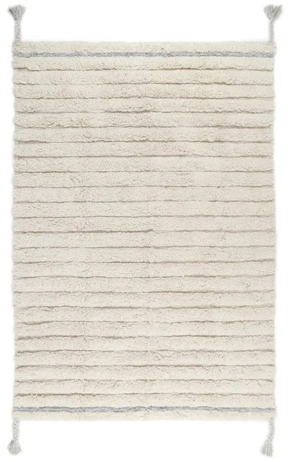 Niebiesko-kremowy dywan odpowiedni do prania 100x150 cm Dalia – Nattiot
