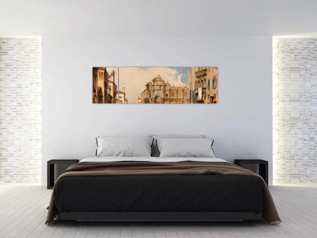 Obraz - Jules-Romain Joyant, The Scuola di San Marco, Venice, reprodukcje (170x50 cm)