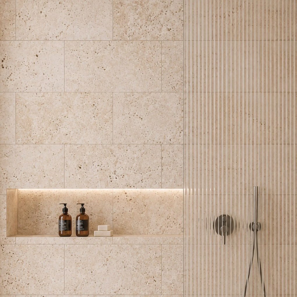 Massi Trawertyn Beige Classic Mix płytka 61 x 30,5 x 1,25 cm bębowana