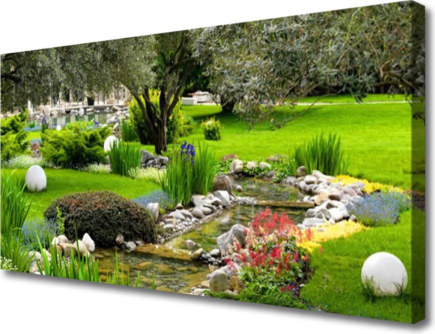 Obraz canvas Kwitnący Ogród Marzeń