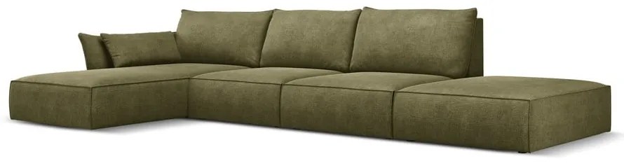 Zielony narożnik (lewostronny) Vanda – Mazzini Sofas