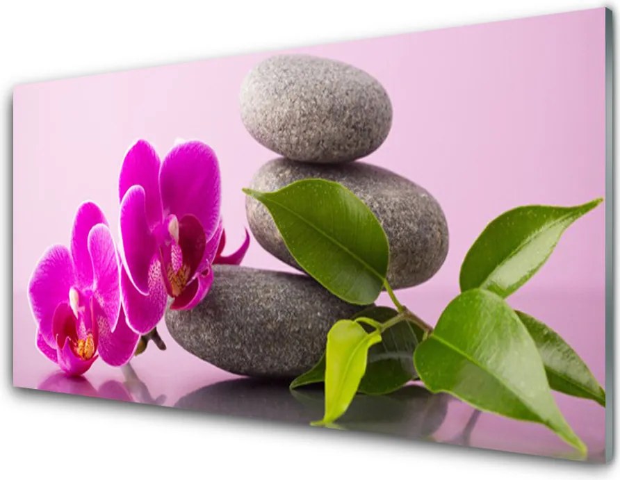 Panel Szklany Harmonijna Orchidea Zen