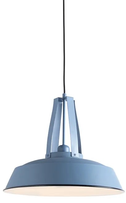 Wisząca lampa vintage niebieska 43 cm - Living Nowoczesny Oswietlenie wewnetrzne