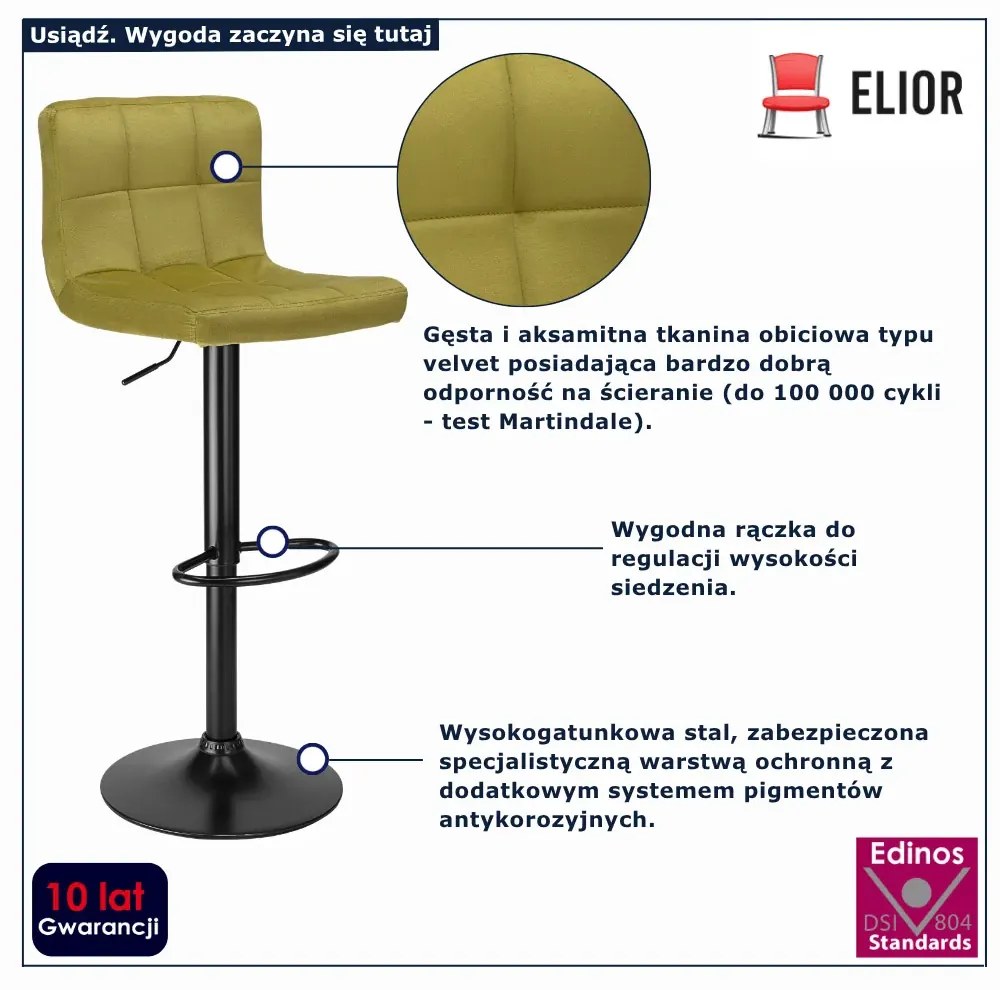 Oliwkowy hoker welurowy D9-N44