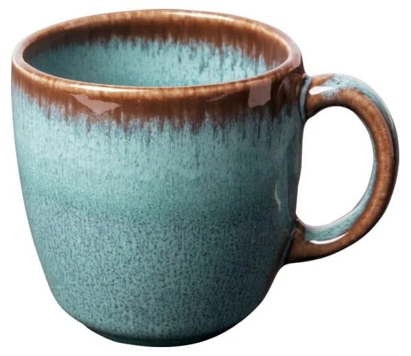 Turkusowo-brązowa kamionkowa filiżanka Villeroy &amp; Boch Like Lave, 190 ml