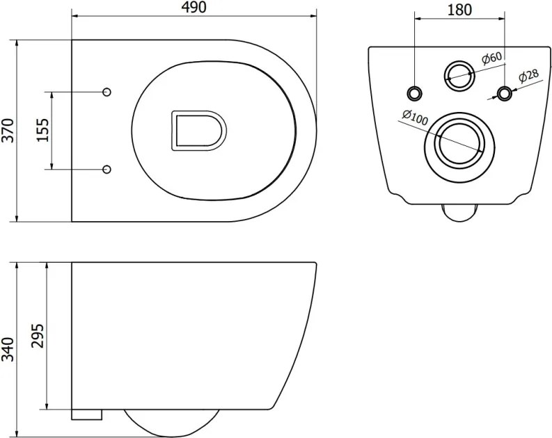 Mexen Carmen miska wc Rimless z deską wolnoopadającą twarda, duroplast, biała połysk - 30880200