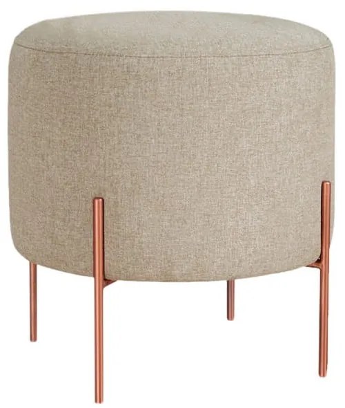 Beżowy puf Copper – Artie