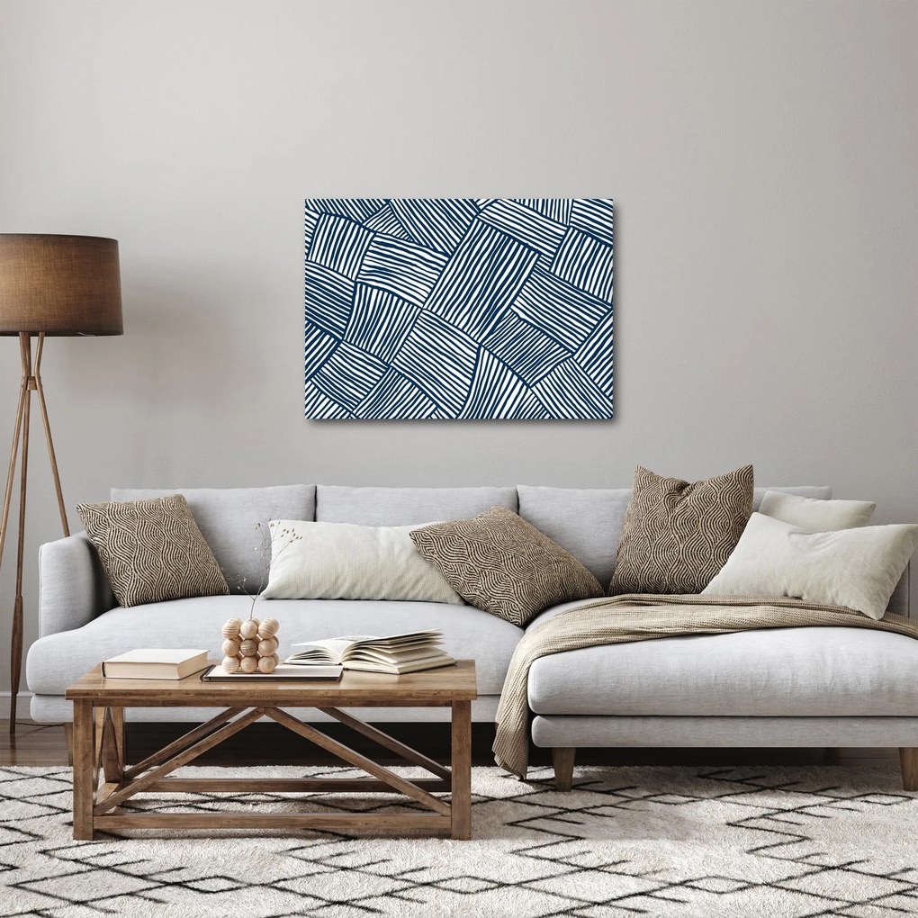 Obraz - linia 3D (70x50 cm)