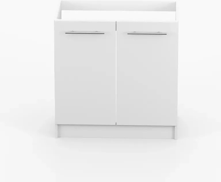 Szafka kuchenna Esvet pod zlewozmywak 80 cm w kolorystyce białej