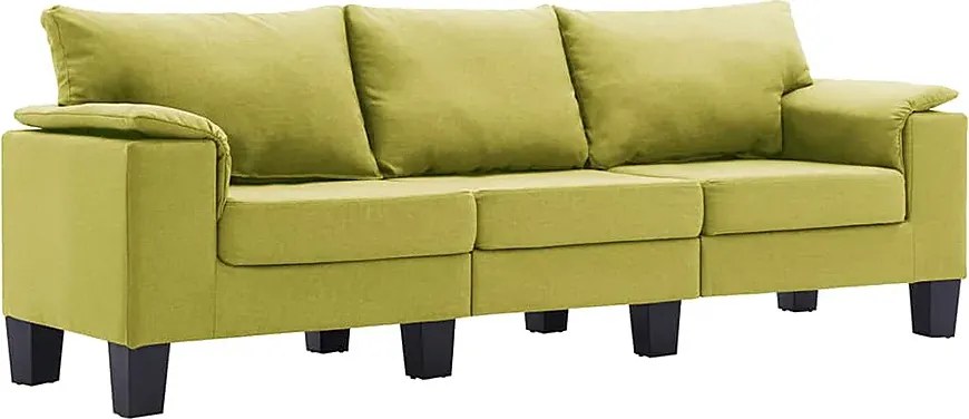 Trzyosobowa ekskluzywna zielona sofa - Ezof 3Q