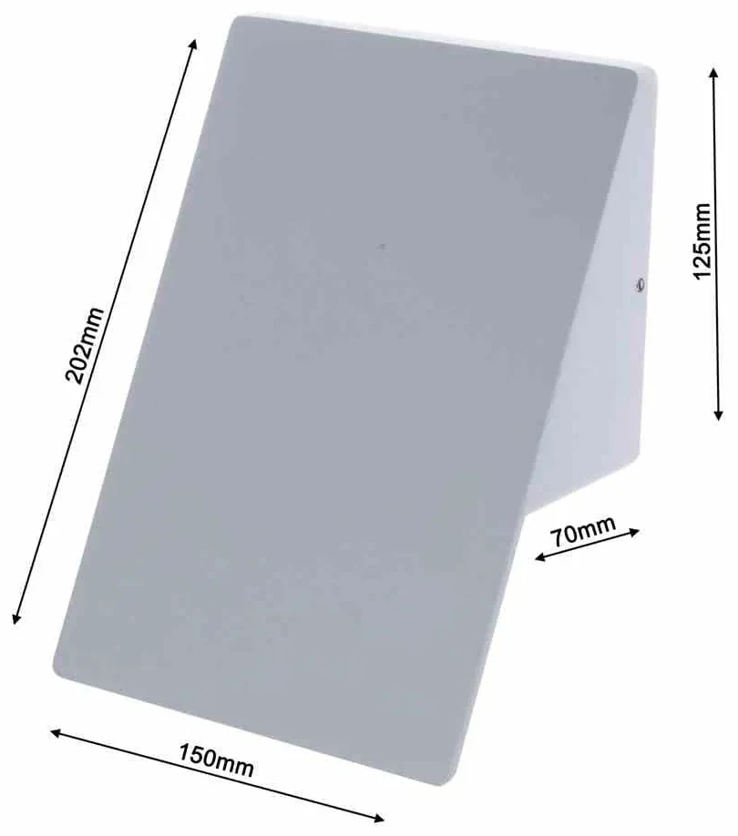 OPRAWA ELEWACYJNA PLAIN 10W LED Biała
