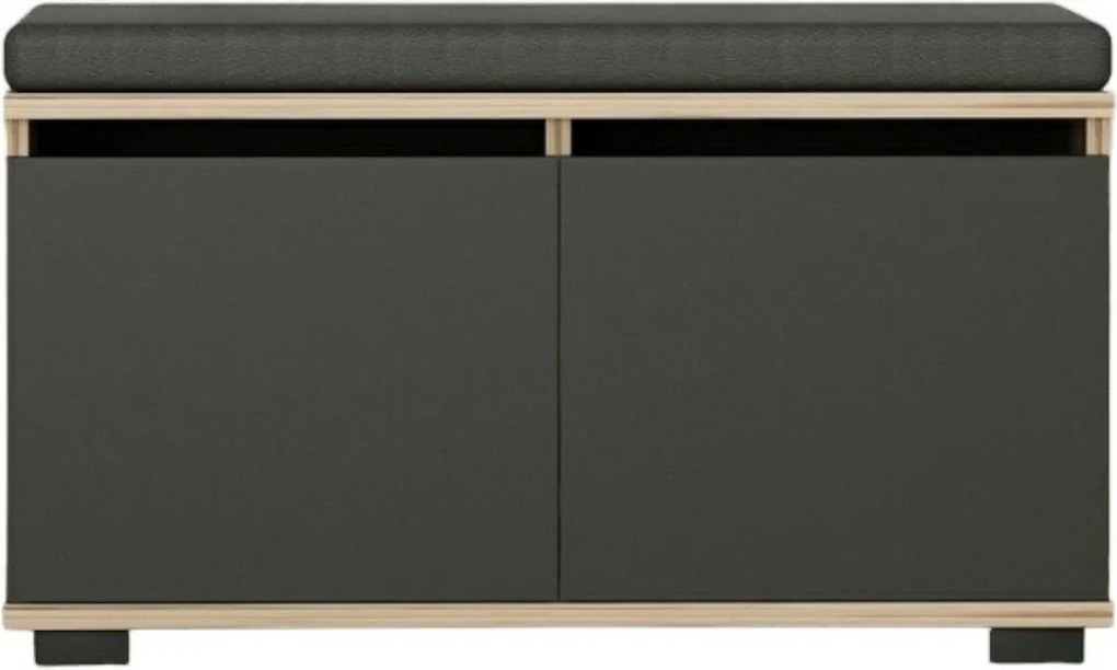 Szafka na buty Drago Walnut and Black