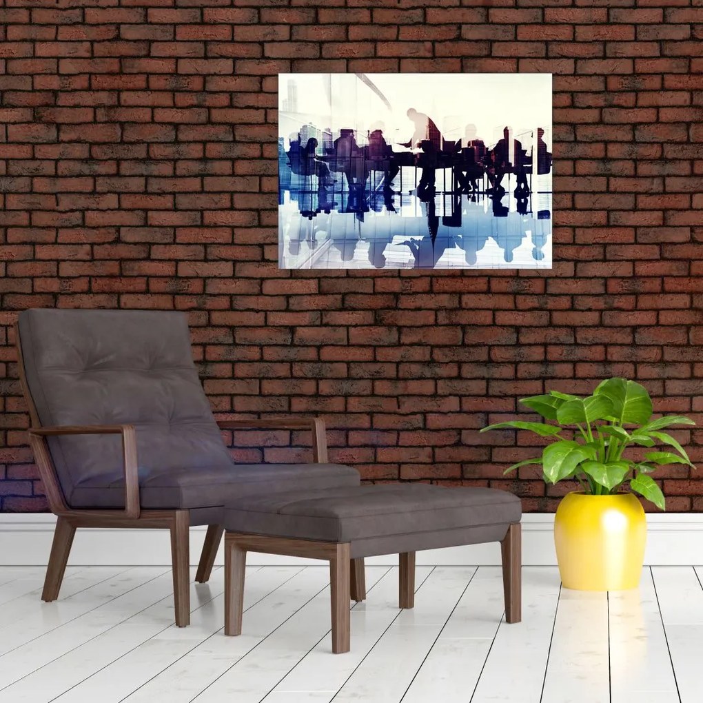 Obraz na szkle muzyków (70x50 cm)