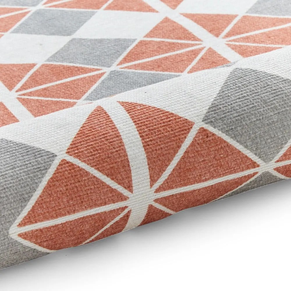 Pomarańczowo-szary chodnik odpowiedni do prania 61x170 cm Victoria Orange – Think Rugs