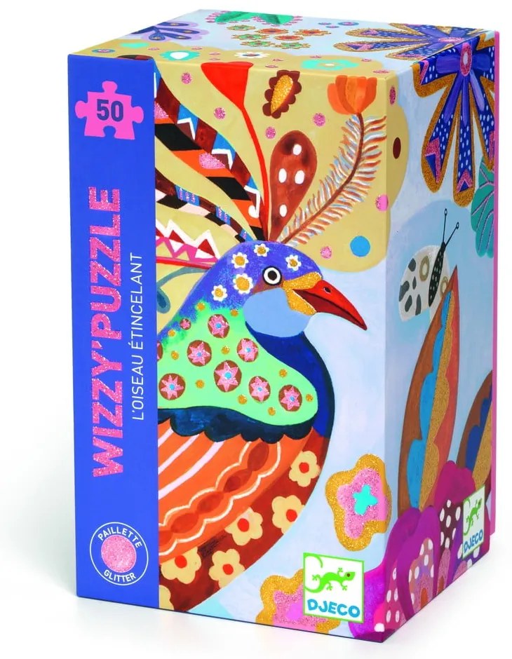 Puzzle Djeco Błyszczący ptak