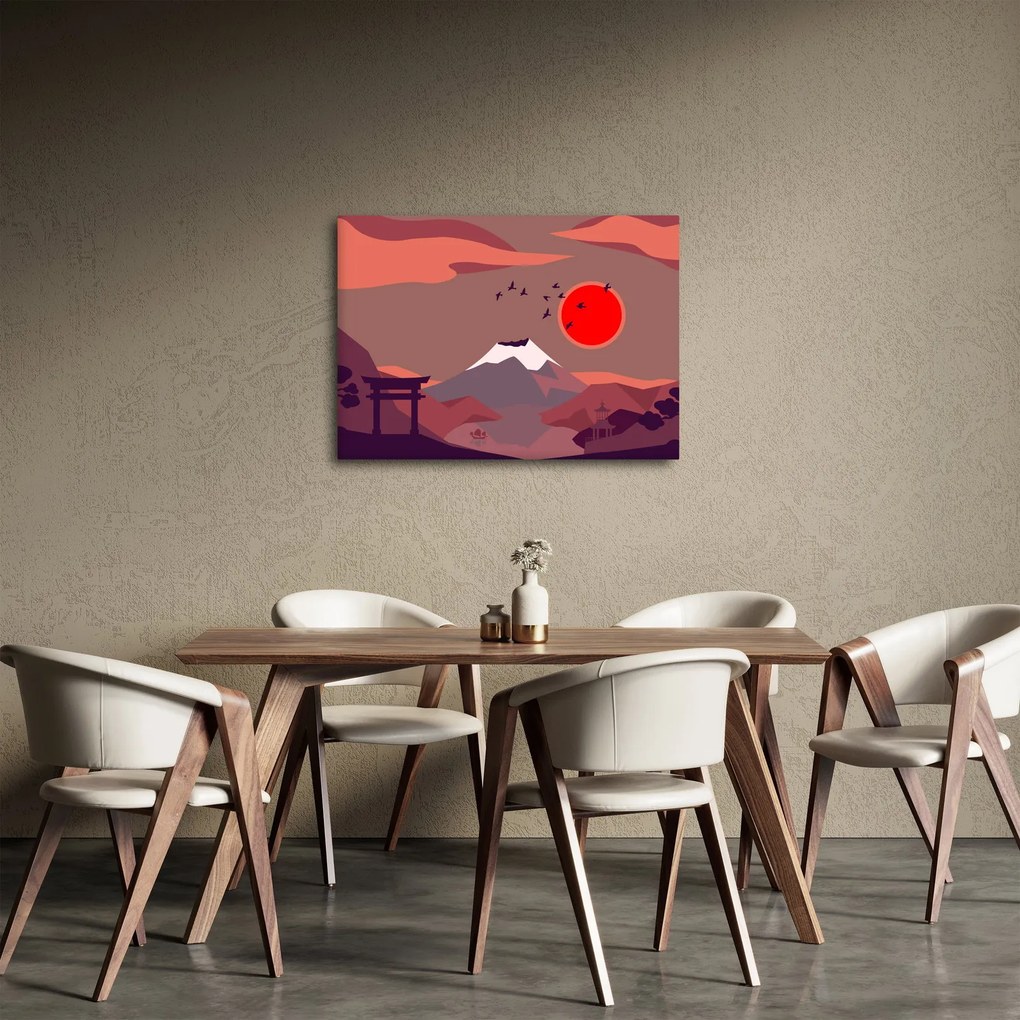 Obraz - Góry Fuji (70x50 cm)