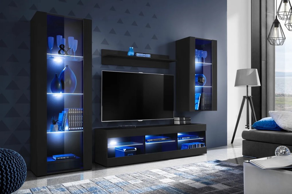 Nowoczesna meblościanka do salonu Open Set 4