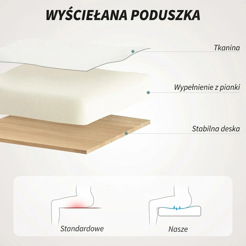 HOMCOM Oddychające siatkowe krzesło biurowe, ergonomiczne krzesło obrotowe z podnoszonymi podłokietnikami i podparciem lędźwiowym, białe | Aosom PL