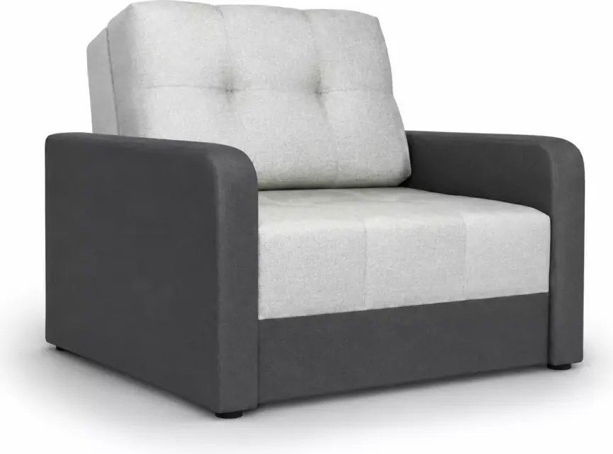 Kanapa Lotulis 1-osobowa z funkcją spania i pojemnikiem na pościel – amerykanka, nowoczesny design