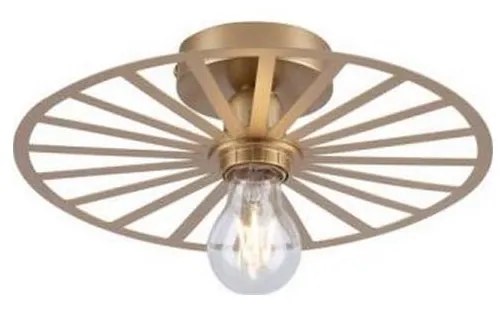 JUST LIGHT. 15635-60 - Lampa sufitowa SPIKE 1xE27/40W/230V śr. 30 cm mosiądz